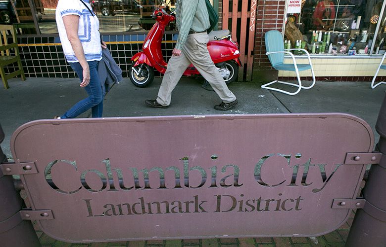 Columbia City is a vibrant neighborhood in South Seattle, photographed March 31st, 2016.