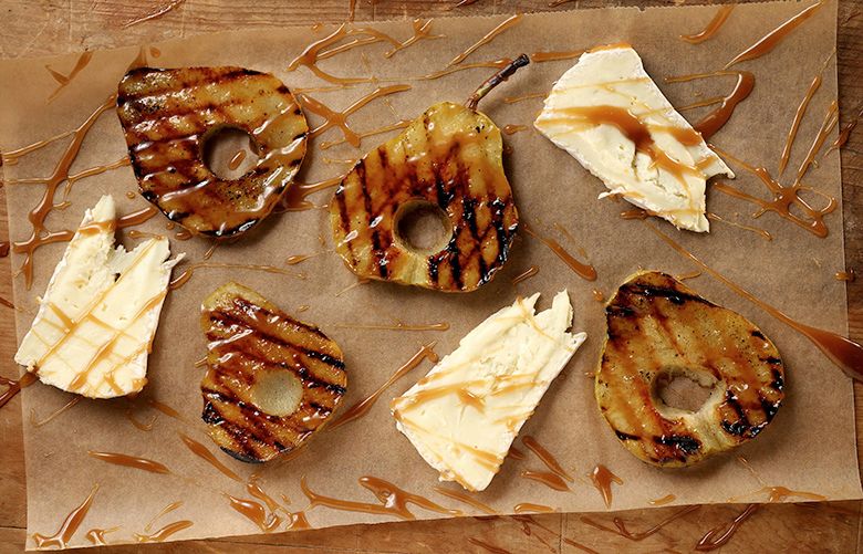Recipe Grilled Pears with Cheese The Seattle Times