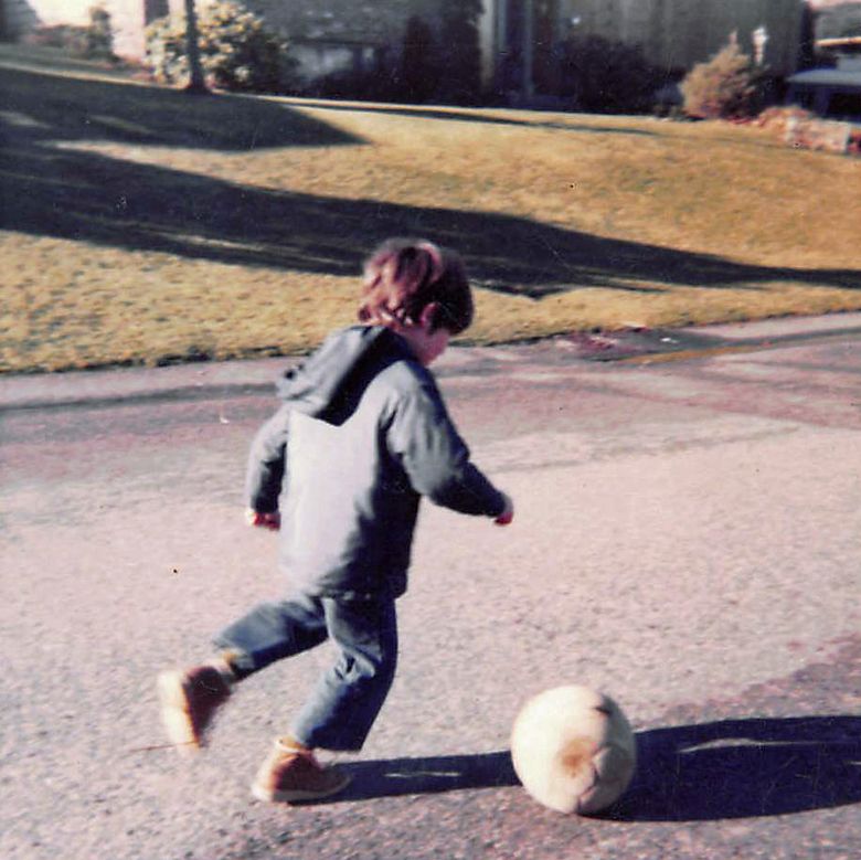 Adrian Hanauer’s career in soccer began early, with his mother as his first fan. (Photo courtesy of Adrian Hanauer)