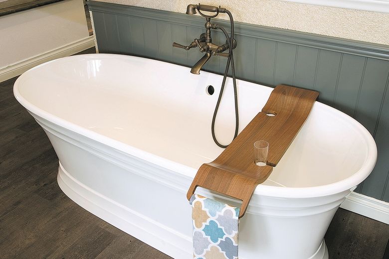Freestanding Tubs Bigger Showers Are Changing Bathroom Design The Seattle Times - Bathroom Layout With Freestanding Tub Freestanding Tubs Bigger Showers Are Changing Bathroom Design The Seattle Times - Bathroom Layout With Freestanding Tub