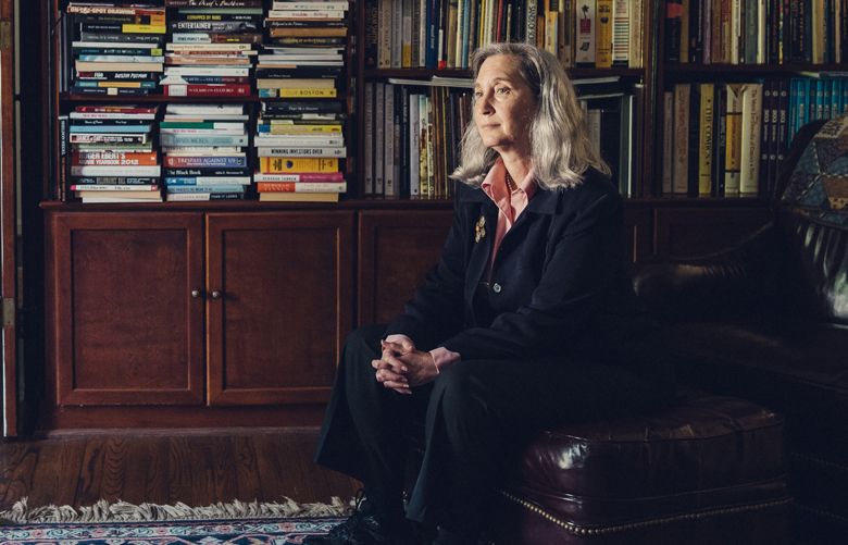 Nell Minow, an expert in corporate governance who said women who made it onto boards were pressured to “get along,” at home in McLean, Va., May 25, 2016. An analysis of chief executive pay at 100 large companies last year by Equilar, a compensation research firm, found that companies with greater gender diversity on their boards paid CEOs about 15 percent more than  companies with less diverse boards. “It’s very difficult for women to get on boards, and I think they are under even more pressure to go along and get along,” said Minow. (Jared Soares for The New York Times