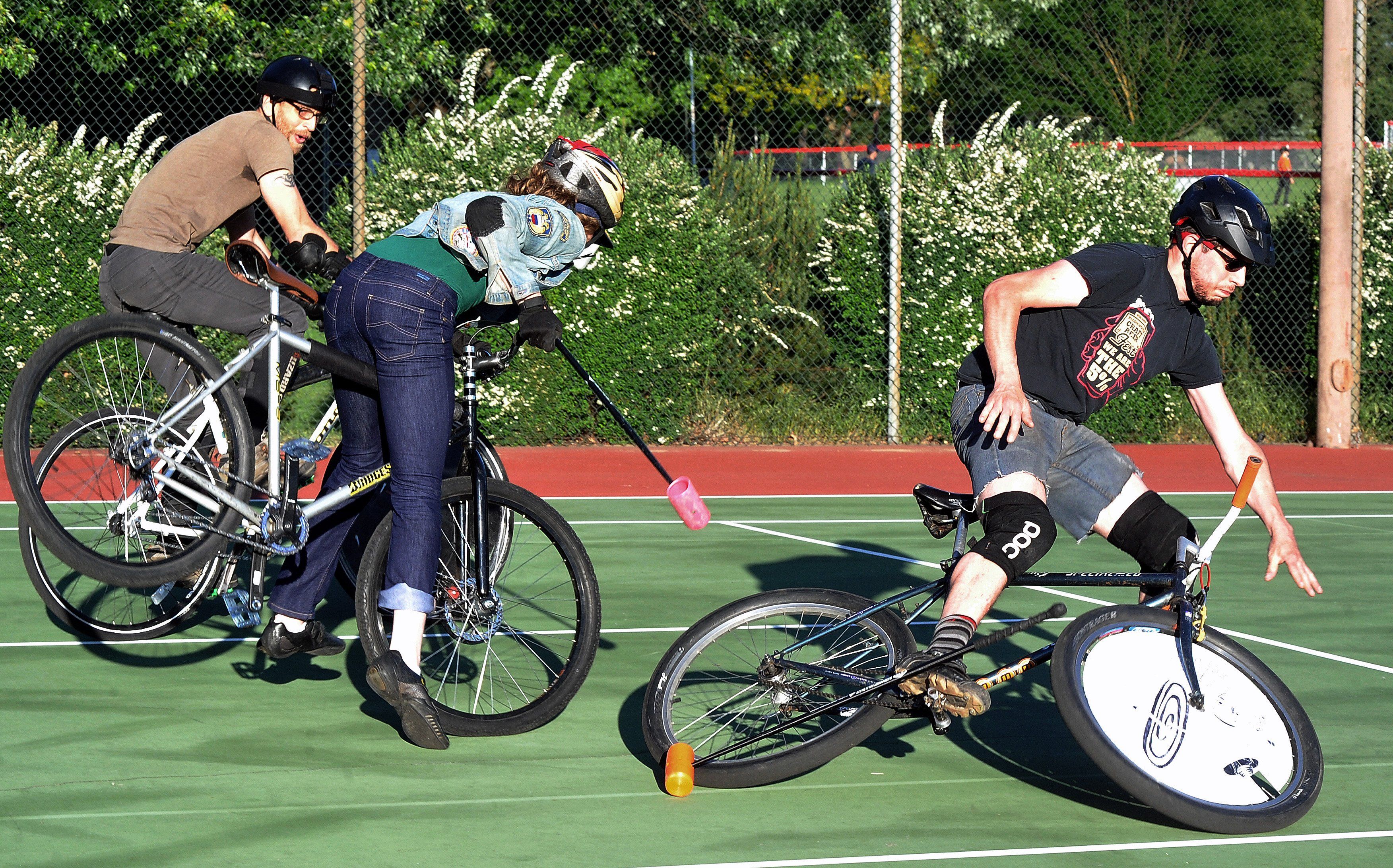 Bike Polo takes off in Ashland Oregon The Seattle Times