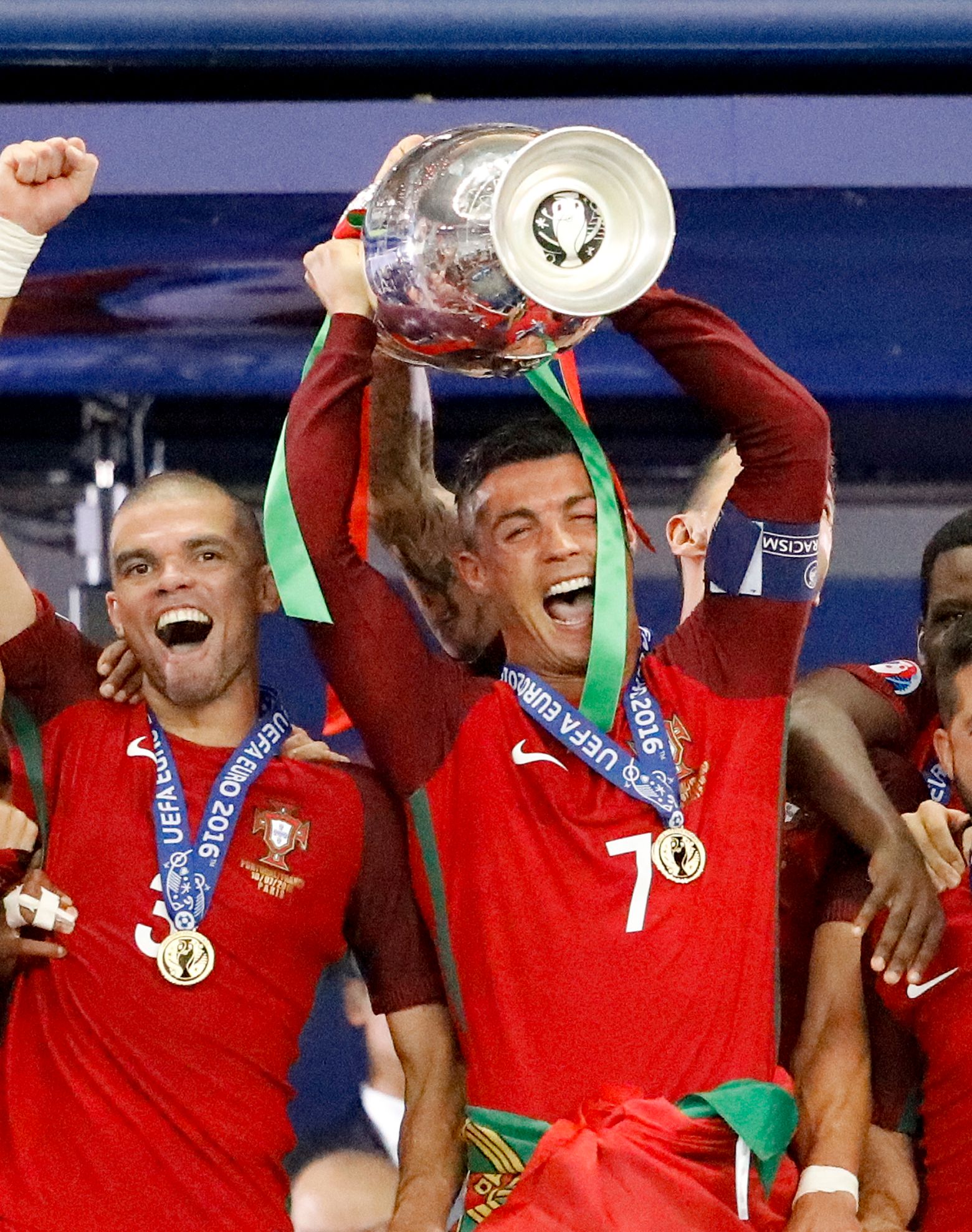 The moment I lifted the UEFA EURO Trophy in Portugal jersey, I