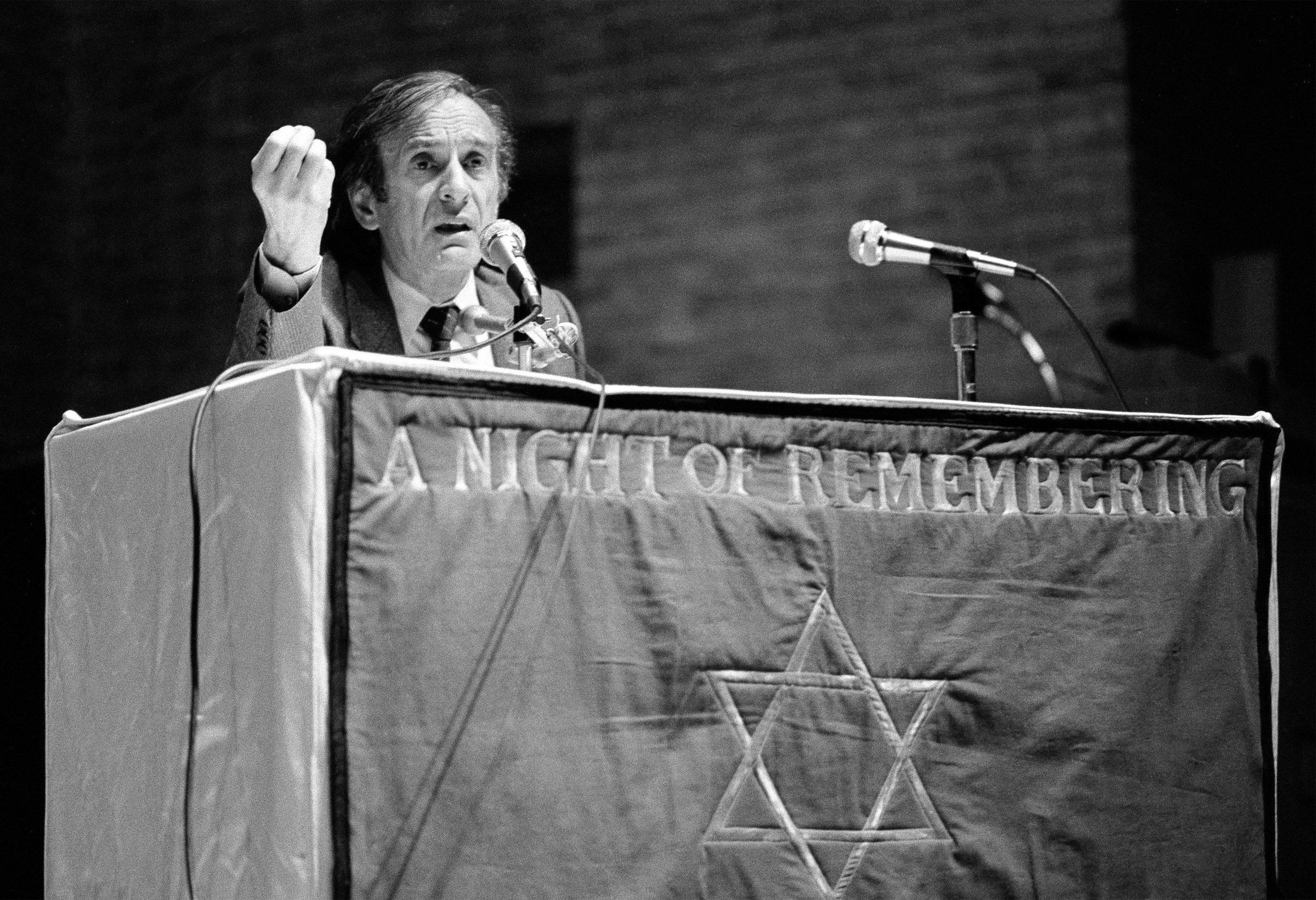 Auschwitz survivor Elie Wiesel, Holocaust memory keeper