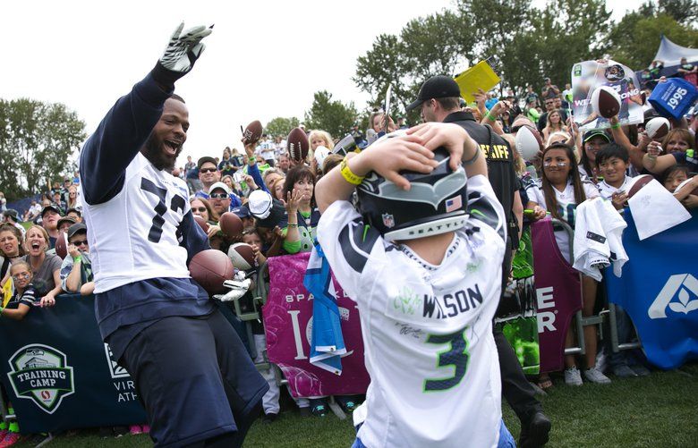 Photos: Second day of Seahawks training camp | The Seattle Times