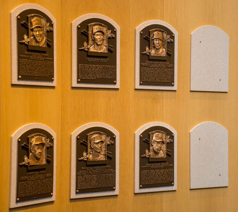 Ken Griffey plaque at the Cincinnati Reds Hall of Fame and Museum