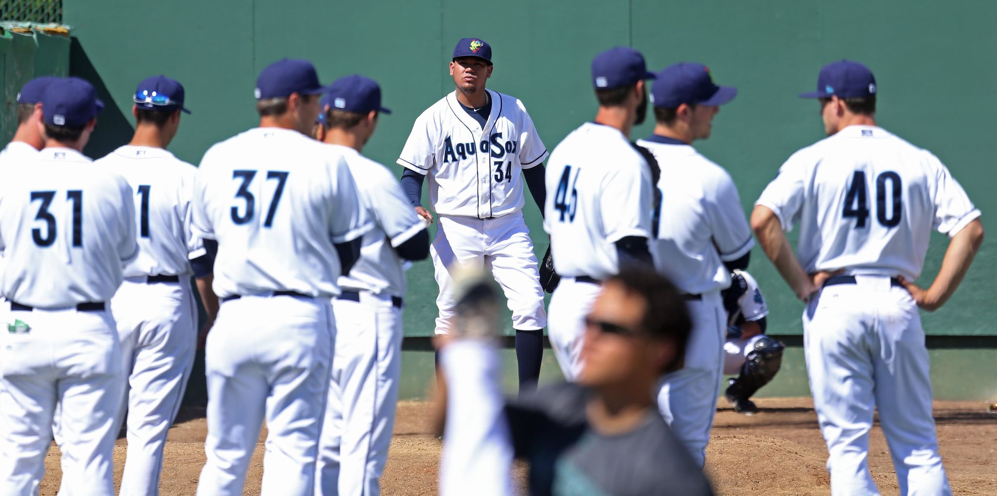 Seattle Mariners prospects with Everett AquaSox discuss present