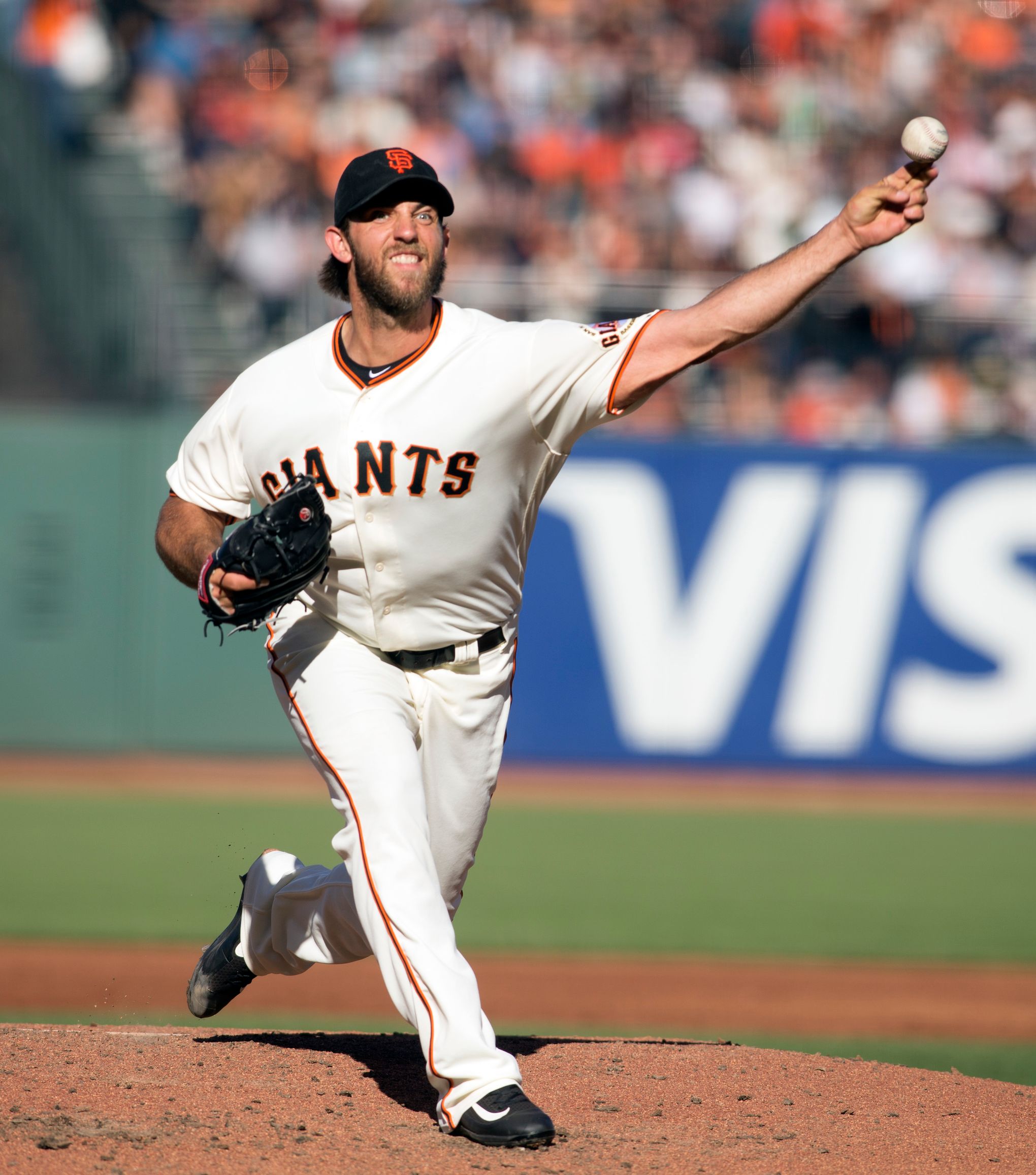 Madison Bumgarner loses cool, then game in Giants' 6-3 loss to Rangers