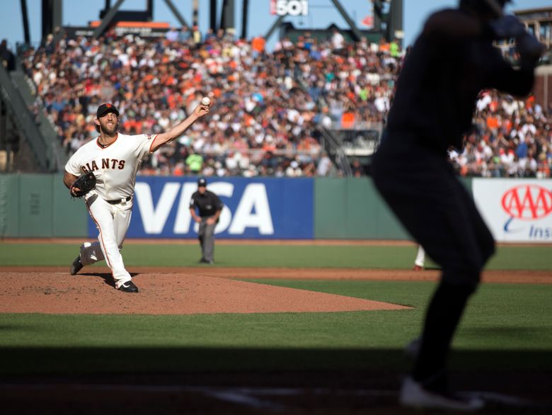 Sunday's MLB: Bumgarner pitches 7-inning no-hitter; Oakland's winning  streak comes to end