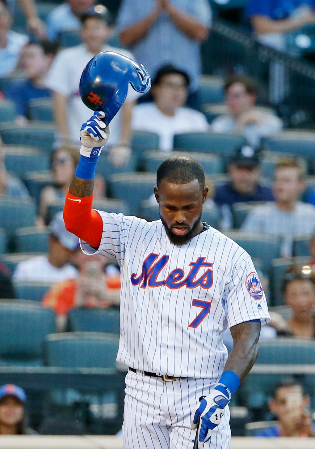 Reyes cheered in 1st minor league game since rejoining Mets