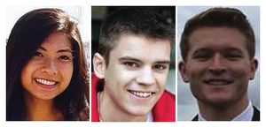 From left: Mukilteo victims Anna Bui, Jordan Ebner and Jake Long