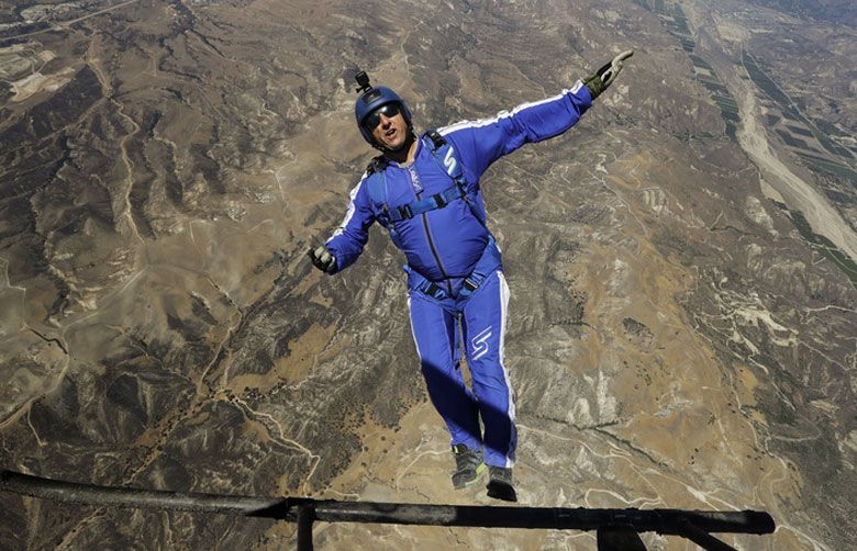 Shelton skydiver's goal: jump 25,000 feet into net, no