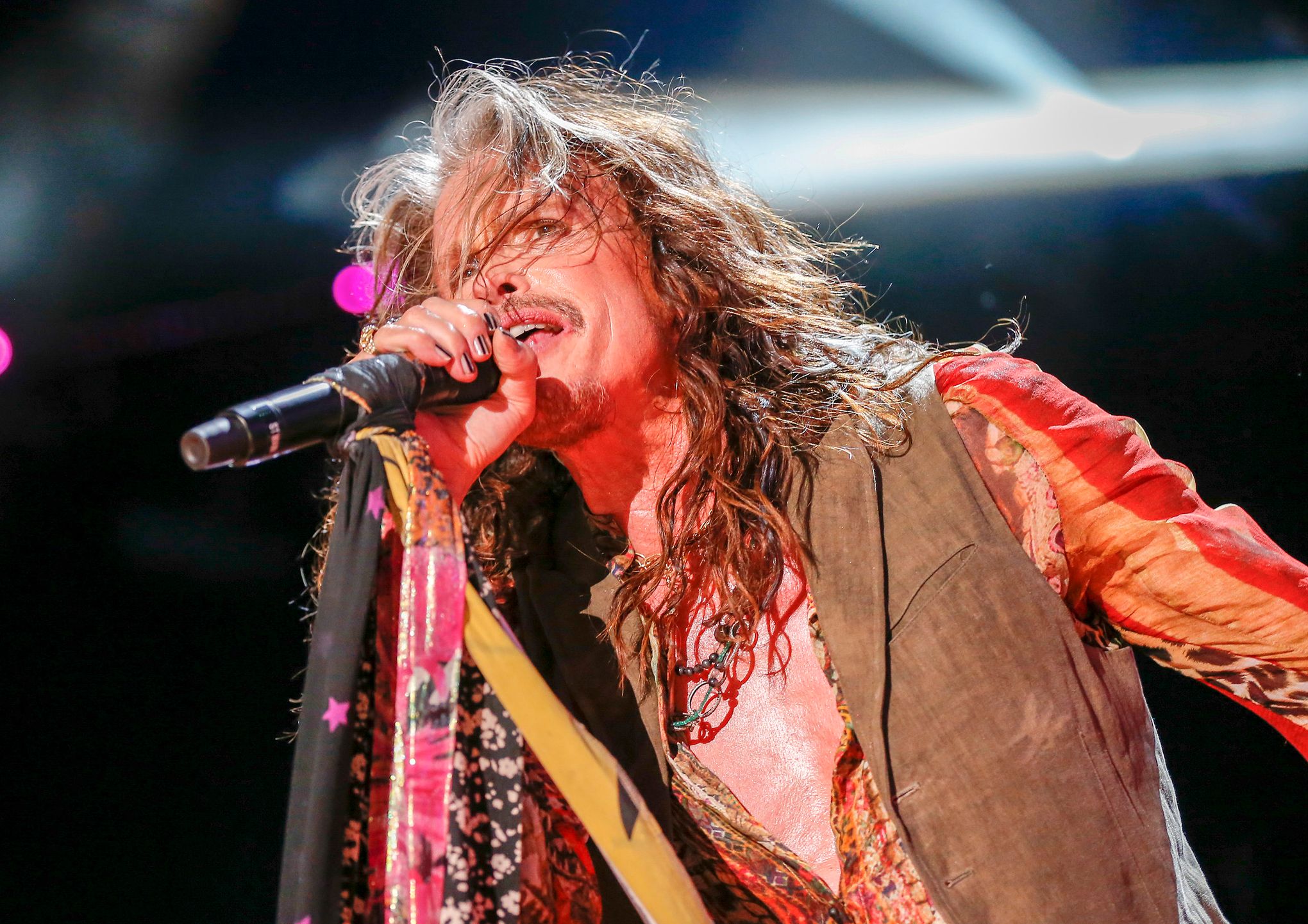 Aerosmith's Steven Tyler in family portrait with his four children