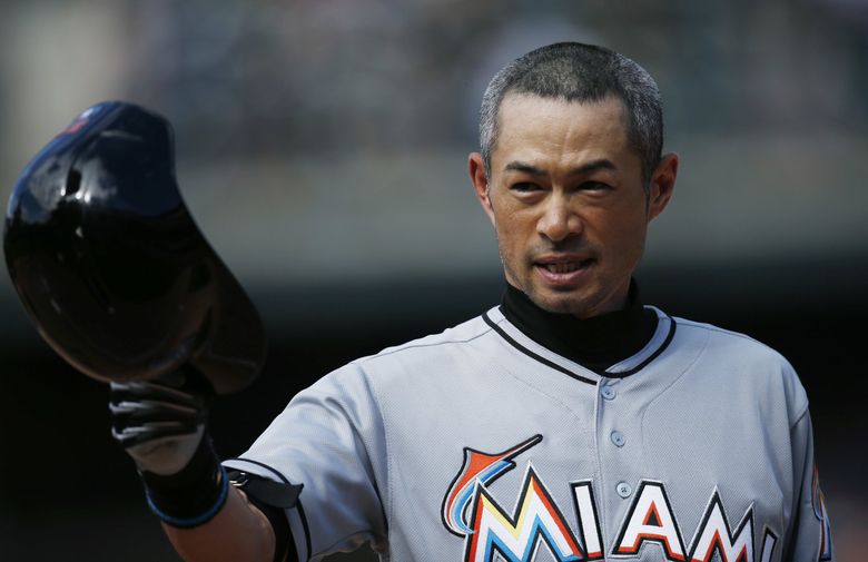 Miami, Florida, USA. 8th Apr, 2015. Ichiro Suzuki (Marlins) MLB