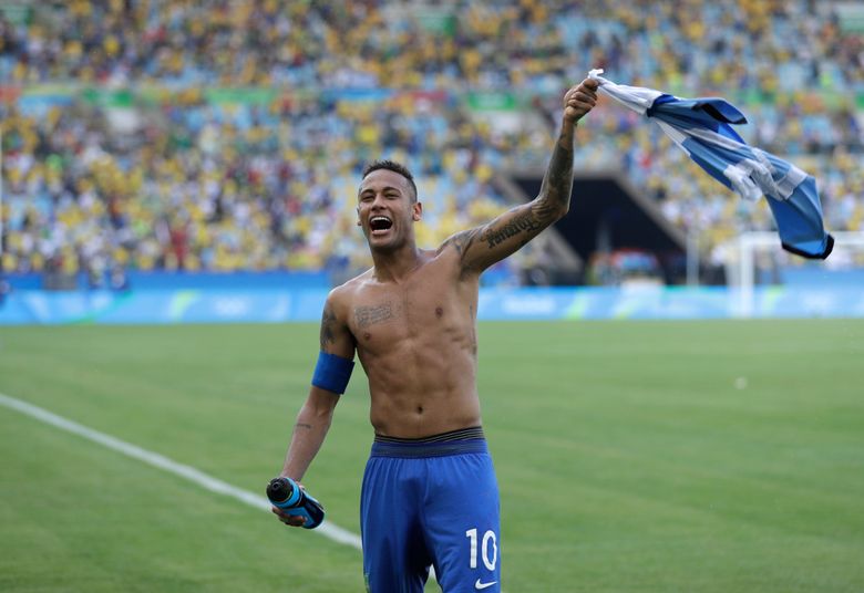 Olympic men's soccer: Neymar gives Brazil soccer gold after