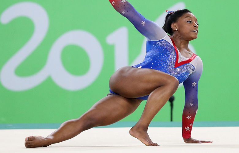 Biles wins floor exercise for record-tying 4th Olympic gold | The ...