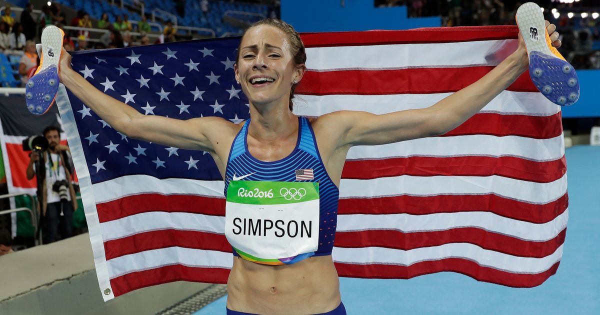 Jenny Simpson Runs To 1st Us Olympic Medal In Womens 1 500 The