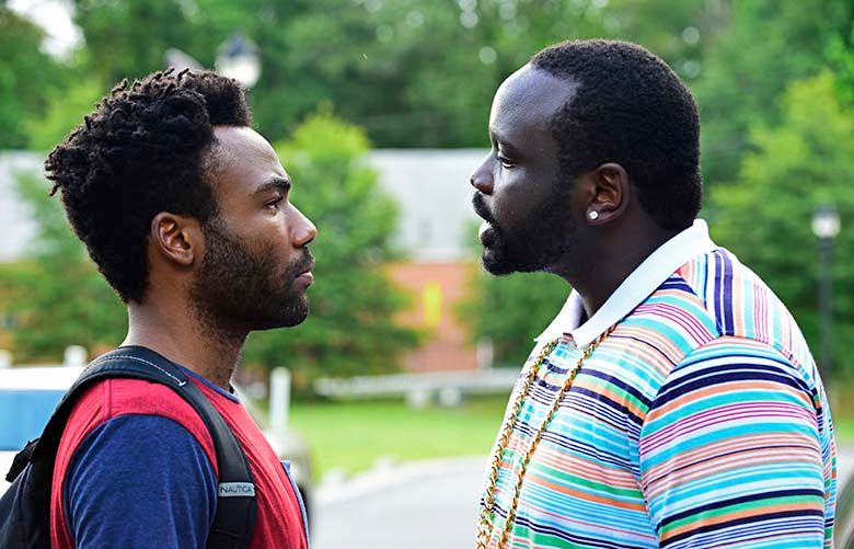 ATLANTA — “The Big Bang” —  Episode 101 (Airs Tuesday, September 6, 10:00 pm e/p) Pictured: (l-r) Donald Glover as Earnest Marks, Brian Tyree Henry as Alfred Miles.CR: Guy D’Alema/FX