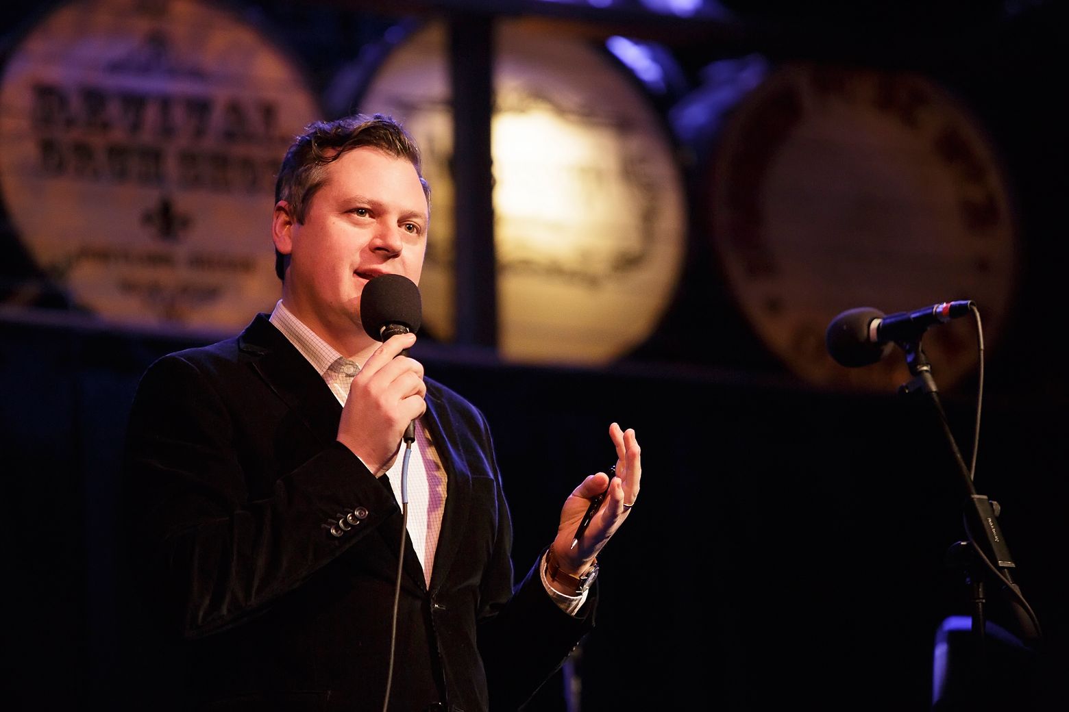 I'm like a cold sore': Luke Burbank brings 'Live Wire!' back to Seattle