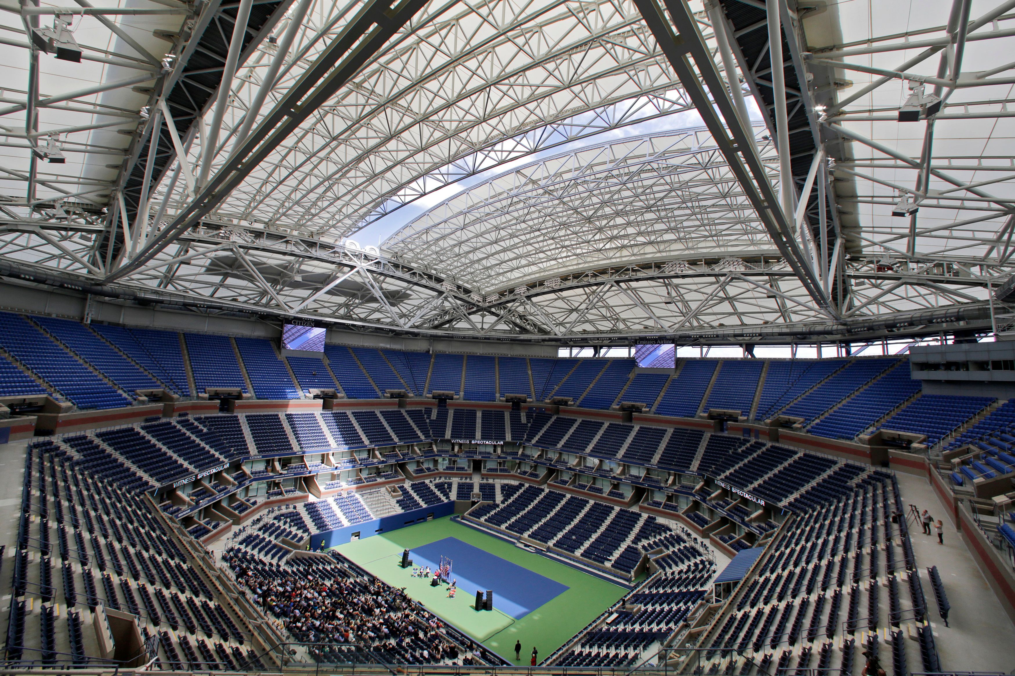 New retractable roof ready for start of US Open The Seattle Times