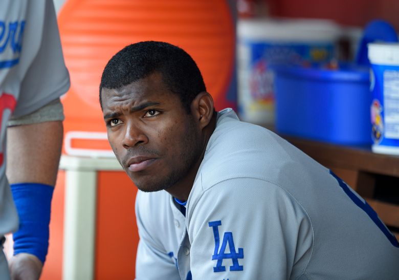 Yasiel Puig does the worm after Dodgers clinch NL West 