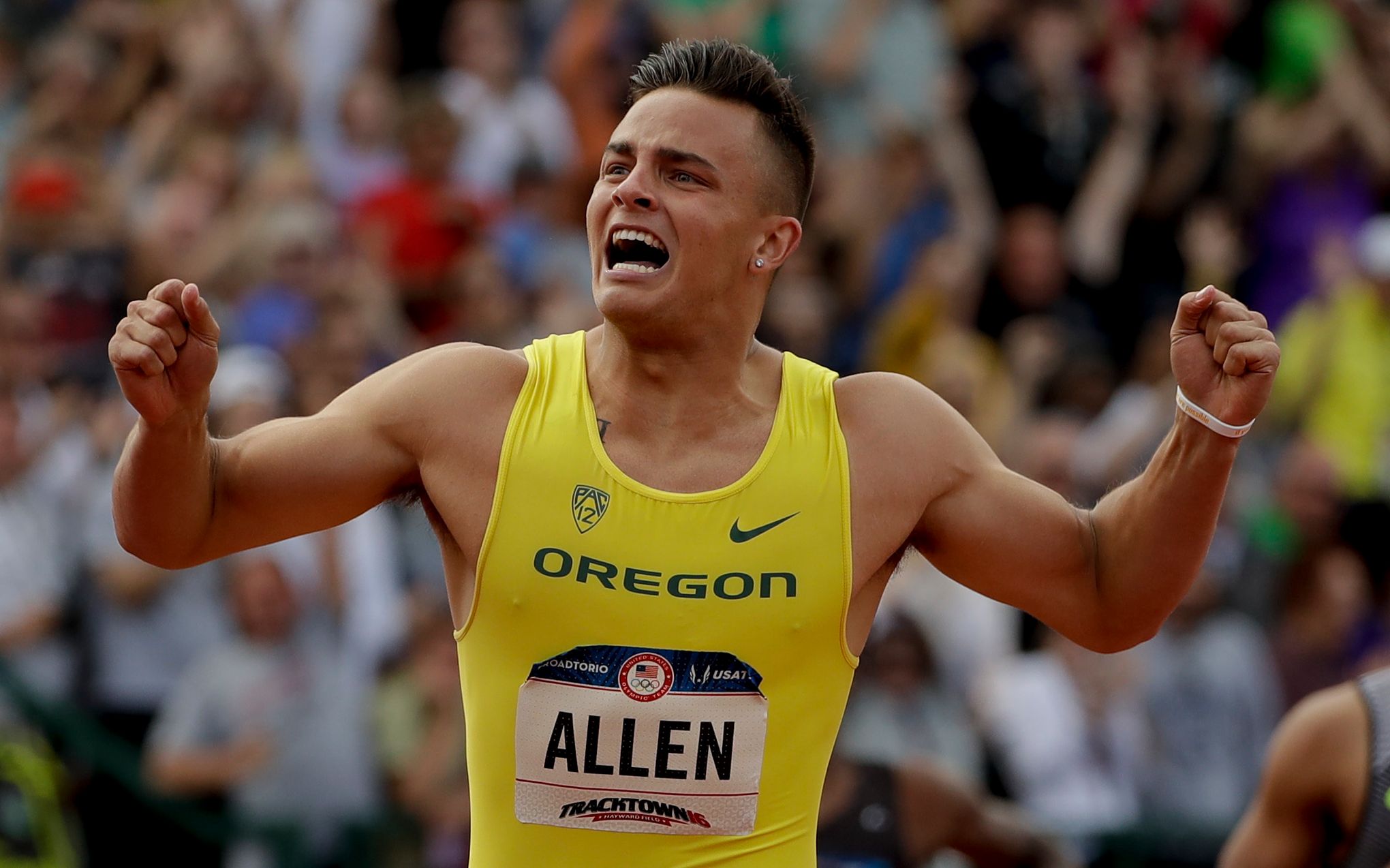 Devon Allen continues his football transformation