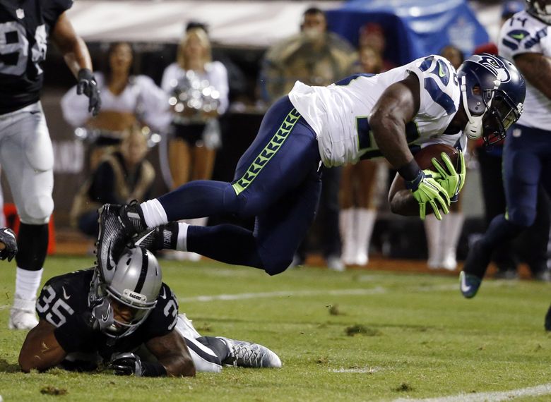 NFL: Preseason-Seattle Seahawks at Oakland Raiders