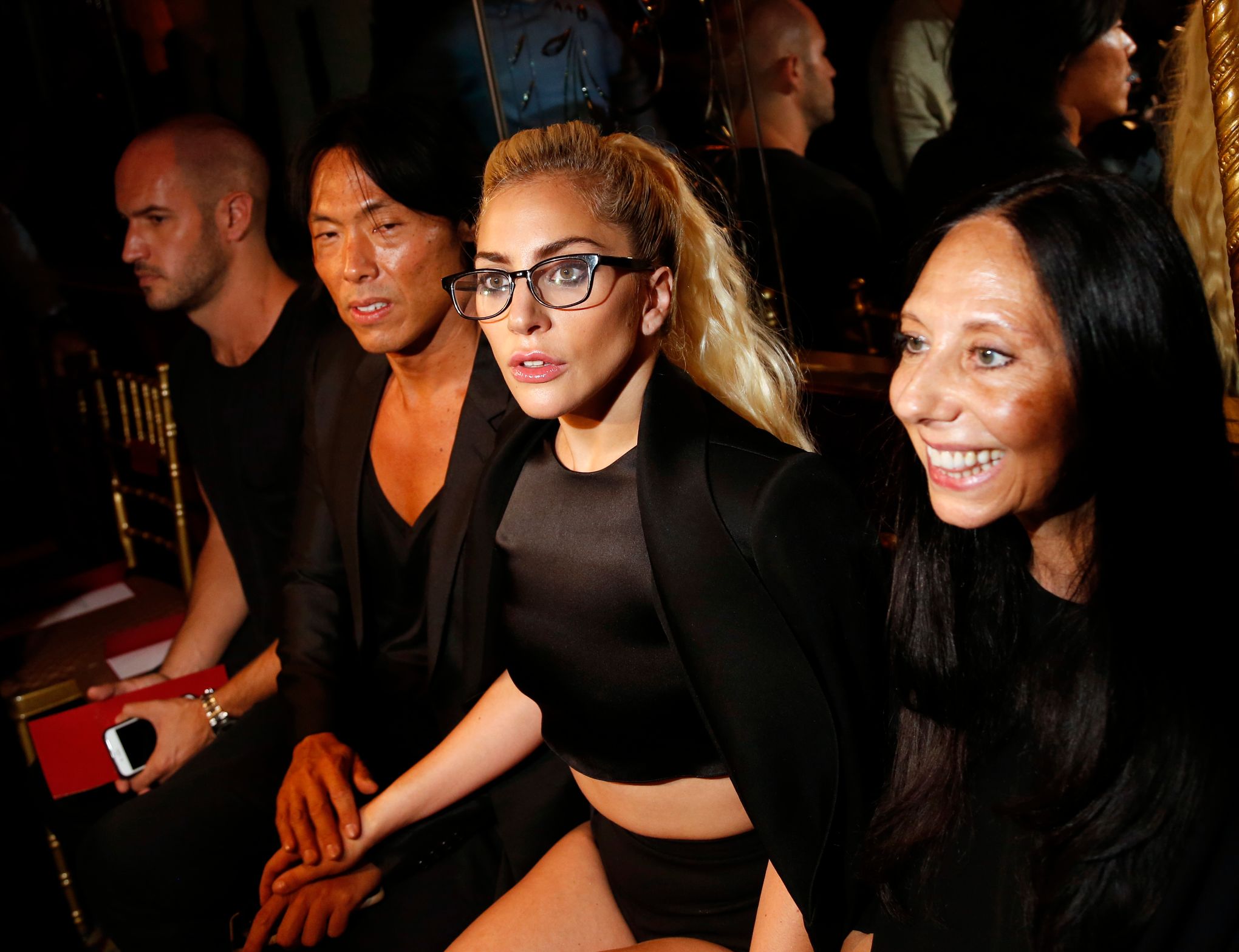 Lady Gaga cheers on Brandon Maxwell at NY Fashion Week