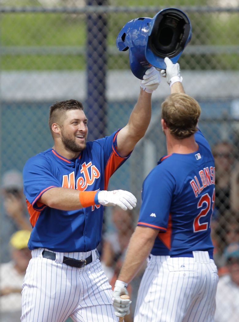Tim Tebow still a hit with fans but not with the bat