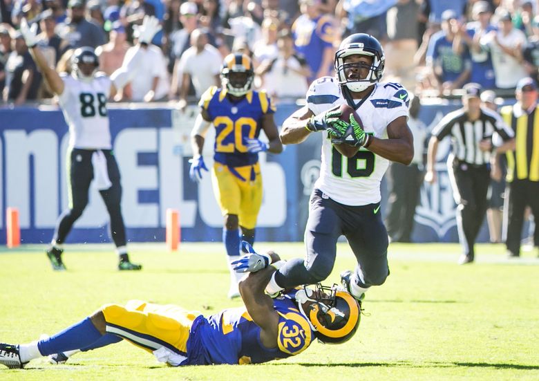 Seahawks Tyler Lockett, Thomas Rawls leave game with injuries, both  questionable to return vs. Rams