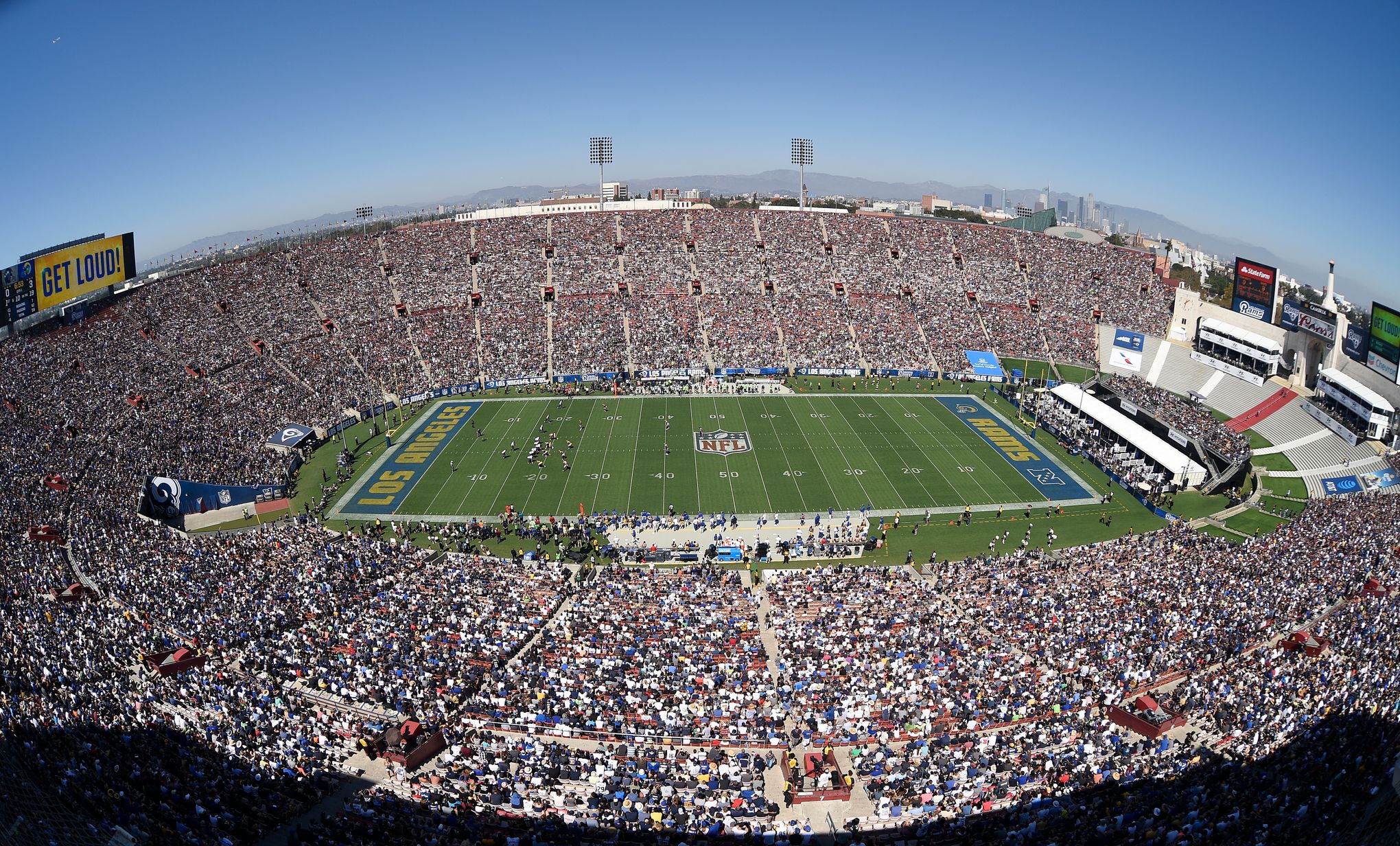 L.A. Rams home opener at the Coliseum - Los Angeles Times