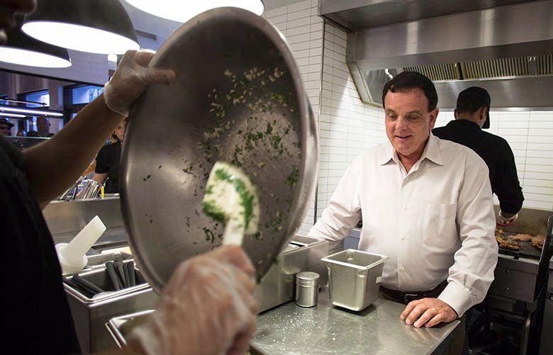 James Marsden, the executive director of food safety at Chipotle Mexican Grill, in a kitchen at the company restaurant at Sixth Avenue and 13th Street in New York, Sept. 15, 2016. Chipotle is emphasizing food safety after a string of illnesses among diners at the Mexican restaurant chain grew into nationwide alarm. (Ramsay de Give/The New York Times)