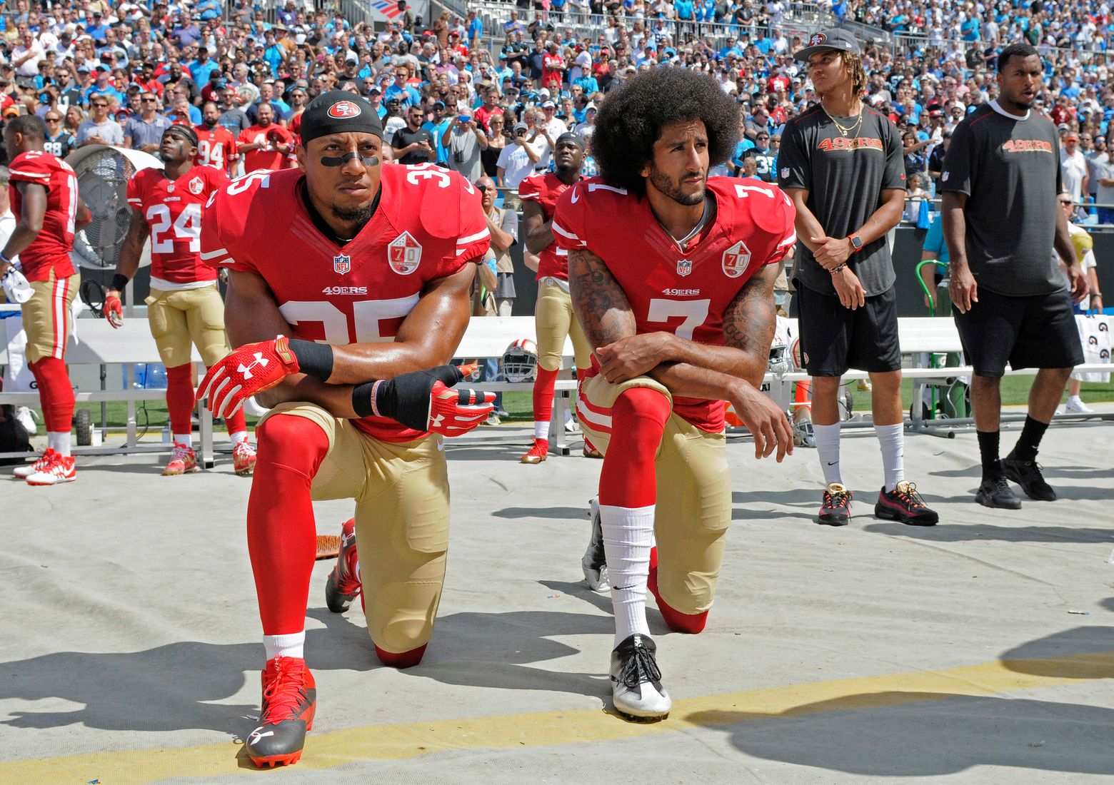 Is it time for white NFL players to take a knee during national anthem