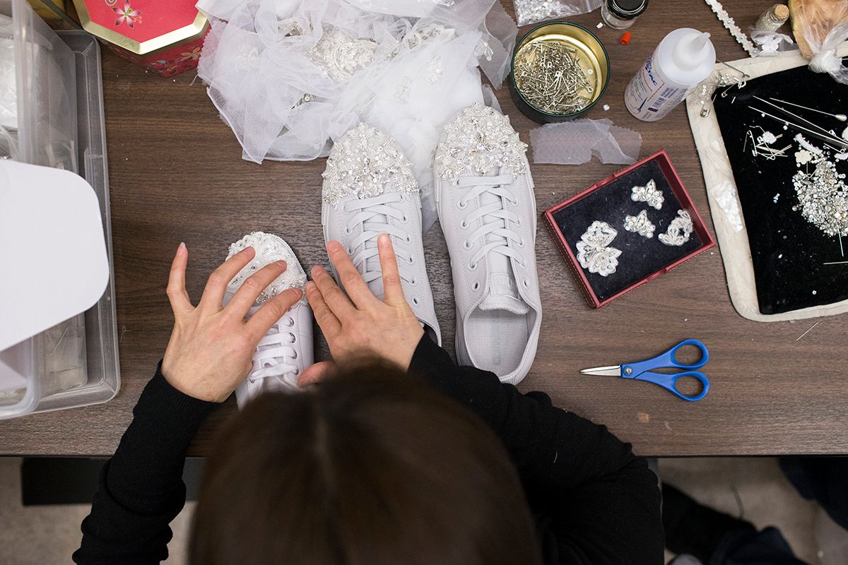 Free your feet and opt for wedding sneakers The Seattle Times