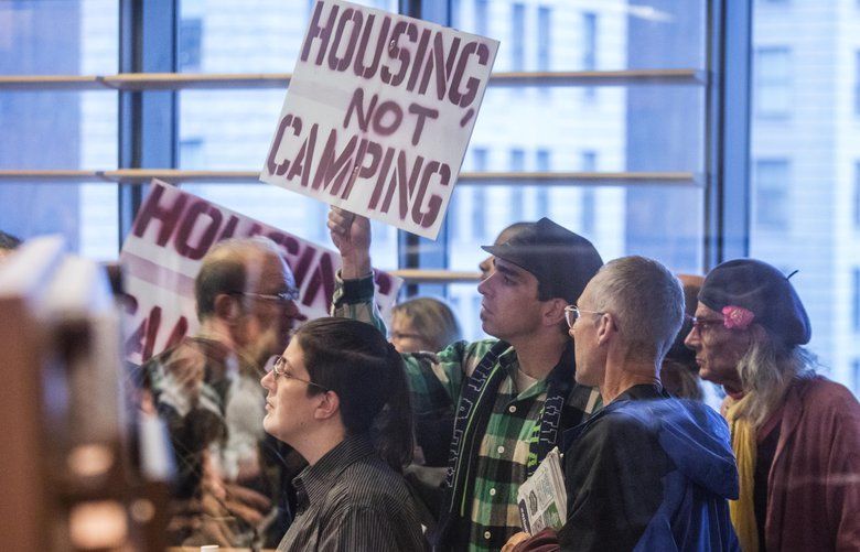 Homeless camping prompts emotional Seattle City Hall hearing | The ...