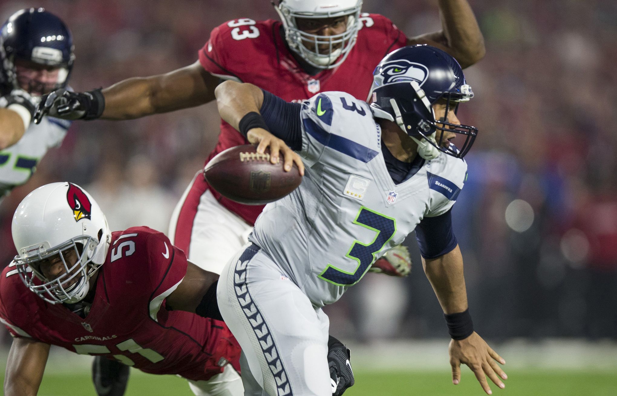 Cardinals' Tyrann Mathieu: Seahawks' offensive line 'is not that good