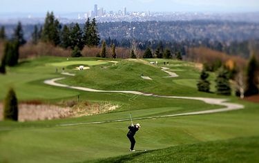 The Golf Club at Newcastle is one of the 10 local golf courses sold to HNA Holdings, a unit of a Hong Kong-based company.  (Erika Schultz/The Seattle Times)