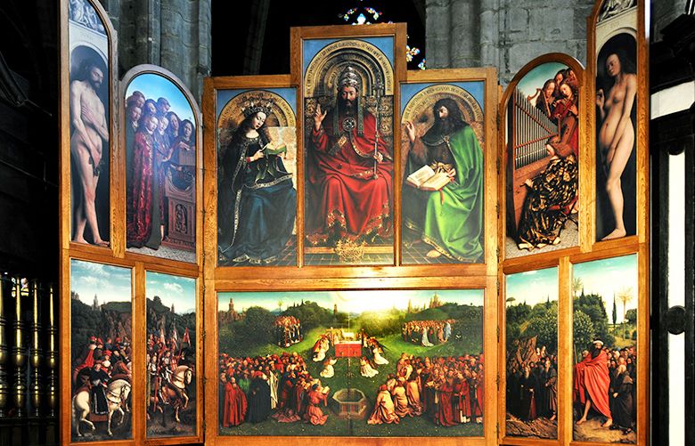 The “Ghent Altarpiece” may be the most influential painting in European art history — and perhaps the most stolen masterpiece in existence … even Hitler coveted it.
