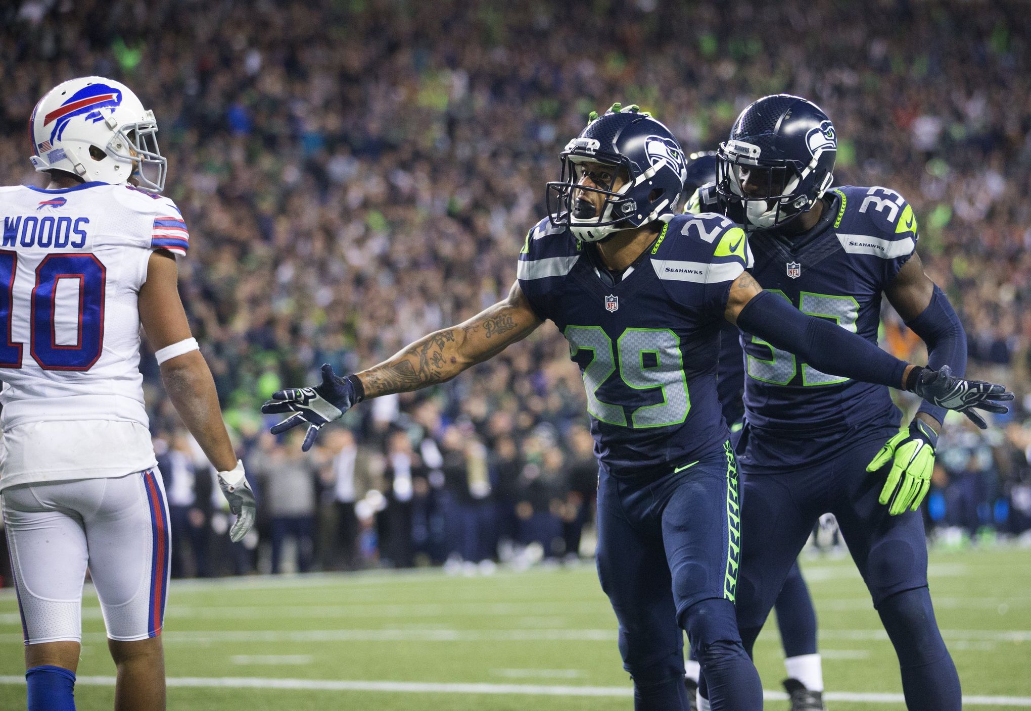 Photos: Seahawks beat the Bills, 31-25, in Monday Night Football