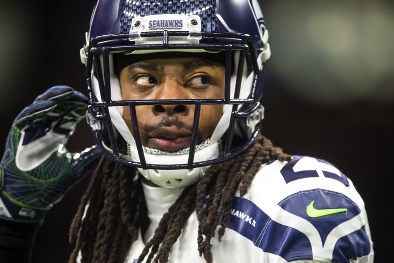 richard sherman helmet