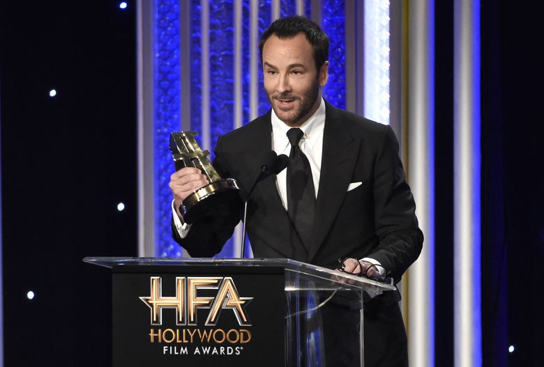 TOMFORD AT LAST NIGHT'S GREEN CARPET FASHION AWARDS WHERE HE RECEIVED THE  VISIONARY HONOR, PRESENTED BY #TRUDIESTYLER. #TOMFORD