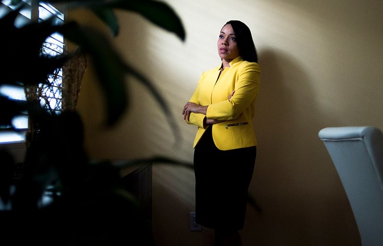 Aramis Ayala, who beat out the incumbent Democratic candidate for Florida state attorney in the primaries, in Windermere, Fla., Oct. 31, 2016. Black lawyers, racial justice groups and liberal hedge fund billionaire George Soros are working to increase the number of black prosecutors elected, as a response to the killings of black people by police. (Zack Wittman/The New York Times)