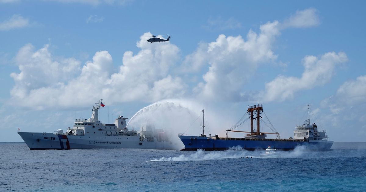 Taiwan holds rescue exercise in disputed South China Sea | The Seattle ...