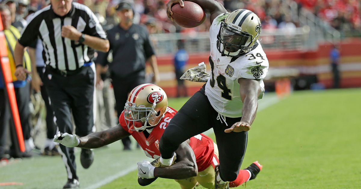 New Orleans Saints RB Mark Ingram benched after early fumble 