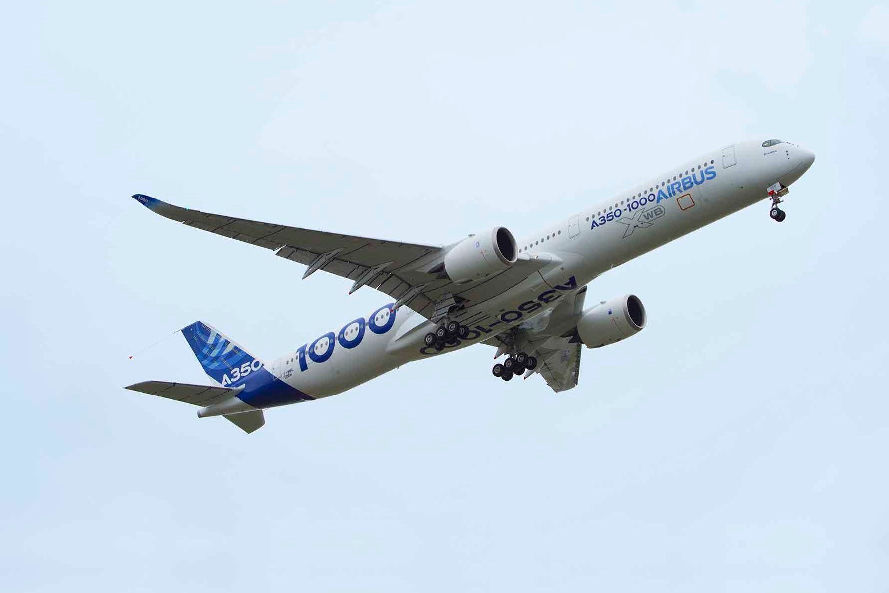 Airbus completes first flight of A350-1000, challenger to Boeing's 