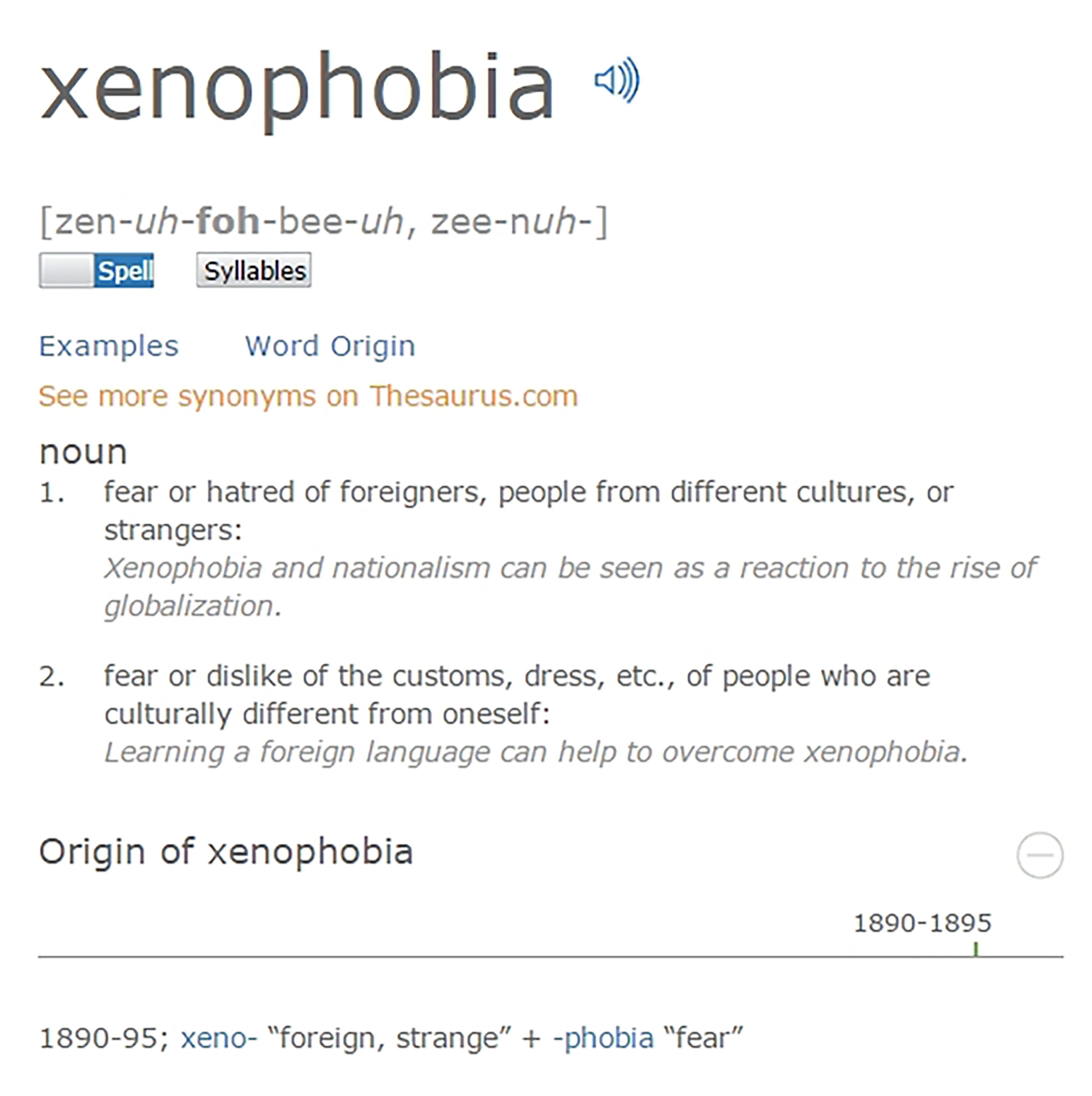 What is store xenophobia