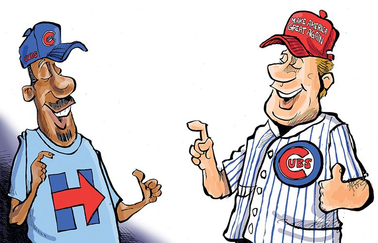 This week in cartoons: Cubs win, politicians lose | The Seattle Times