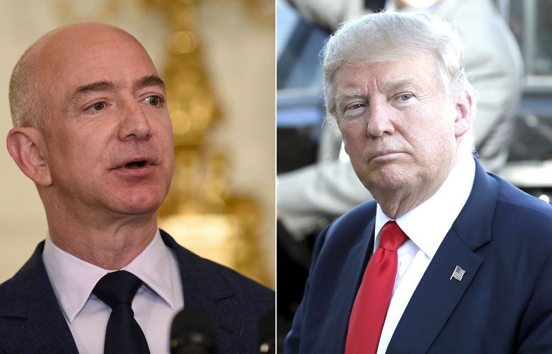 Bezos and Trump
