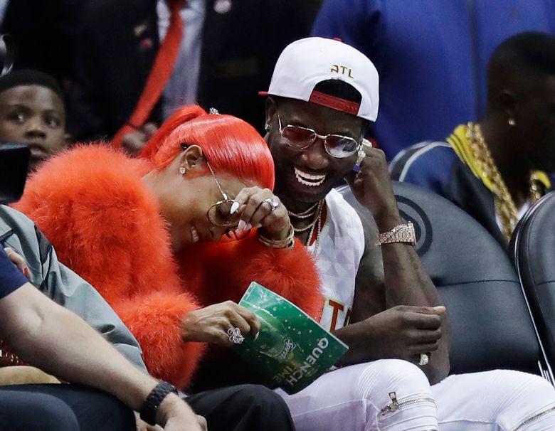 Gucci Mane gets engaged on Atlanta Hawks' 'Kiss Cam' | The Seattle Times