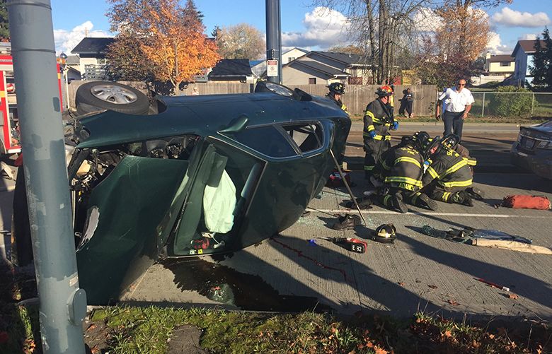 2 injured in shooting, crash in Rainier Valley | The Seattle Times